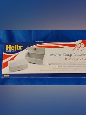 Helix lockable drugs cabinet NEW
